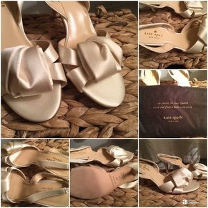 New! Kate Spade satin bow heels